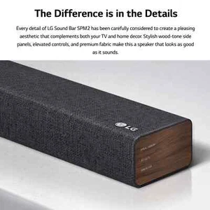 LG SPM2 2.1 Canales Inalámbrico Bluetooth Barra de Sonido con Streaming NUEVO - Imagen 1 de 6