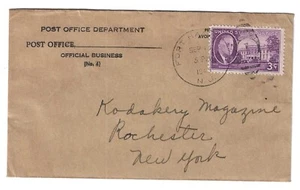 U.S. - USPS official envelope canceled Fort Harrision, NJ, dated Sept. 15, 1945 - Picture 1 of 2