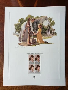 Scott 1824 Hellen Keller Commemorative Print and Stamp Collector Panel - MNH - Picture 1 of 2