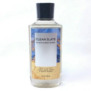 Bath & Body Works Men's CLEAN SLATE 3-IN-1 Hair, Face & Body Wash ~New & Sealed - Picture 1 of 2