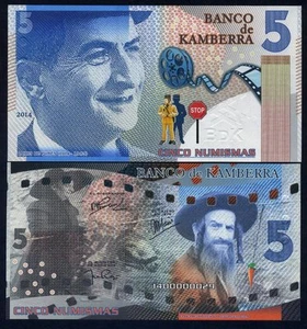 Kamberra, 5 numismi, 2021, ridisegnato UNC centenario Louis de Funes - Foto 1 di 1