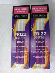 John Frieda Frizz Ease Serum Extra Strength 1.69 Oz with Argan (2pk bundle) - Picture 1 of 3