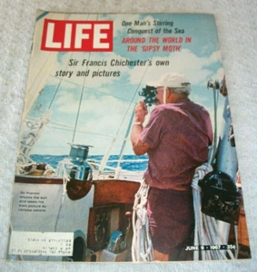 Life Magazine ~ June 9, 1967 ~ Around The World In The "Gipsy Moth" - Imagen 1 de 3