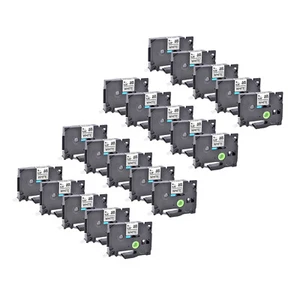 20×Ruban étiqueteuse Compatible avec Brother TZ-S221 Adhésif fort Blanc 0.35" - Zdjęcie 1 z 4