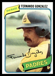 1980 Topps #171 Fernando Gonzalez   San Diego Padres  Baseball VG