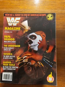Vintage WWF Wrestling Magazine Bagged Nice September 1992 WWE Shango Godfather - Picture 1 of 2