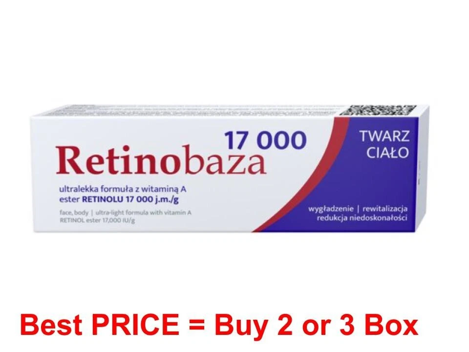 RETINOBAZA 17000 creme mit vitamin  A + Retinol 30G Salbe regeneriert die Haut - Bild 1 von 1