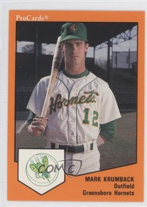1989 ProCards Minor League Team Sets Mark Krumback #425
