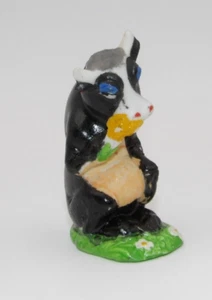 Mucca ceramica porcellana vintage Giappone - Foto 1 di 6