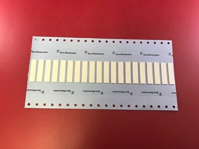 TYCO ELECTRONICS HS048WE1NF038 MARCADORES DE CABLE TERMOCONTRAÍBLES IMPRIMIBLES (20 PIEZAS) Foto 1 de 2