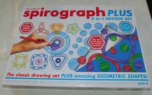 NEW Spirograph Plus 2-in-1 Design Set The Classic Drawing Set Geometric Shapes - Picture 1 of 3