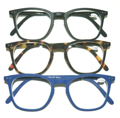 Occhiali da Lettura Da Vista Da Riposo Uomo Donna Graduati Certificati 2,50 - Immagine 1 di 4