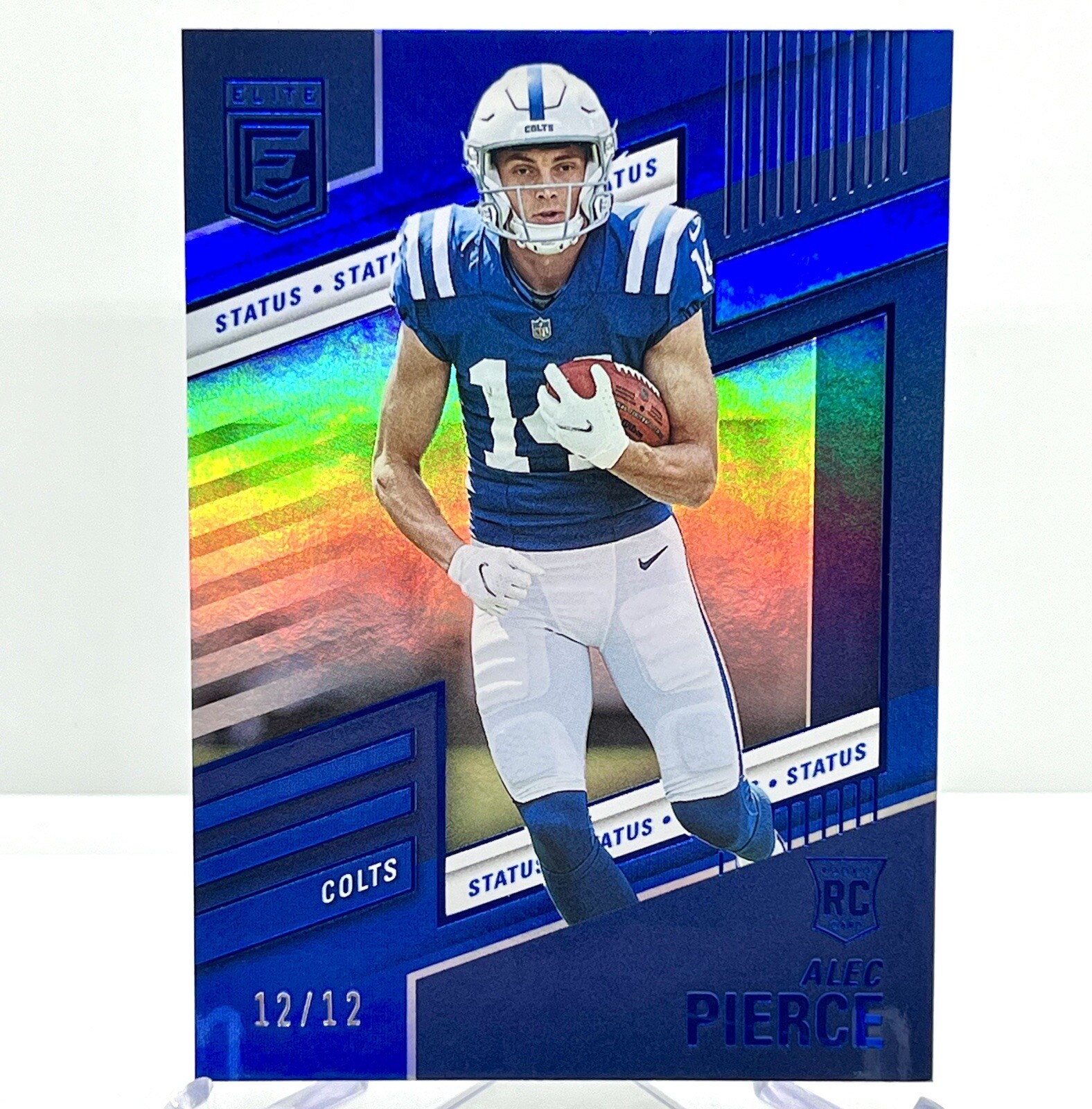 2022 Panini Donruss Elite ALEC PIERCE Status /12 Rookie #155 Colts RC SSP