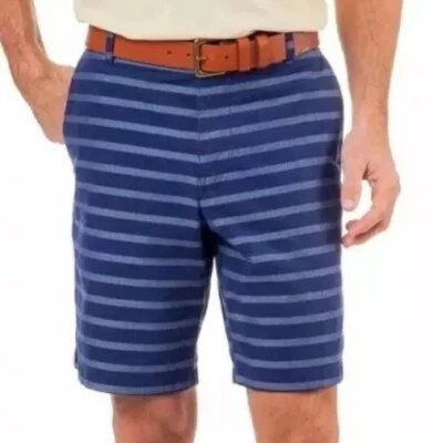NWOT Southern Tide RISING TIDE Striped Blue Shorts Men’s Size 36 - 9" Inseam - Image 1 of 4