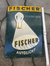 emailschild original Blechschild Fischer Autolicht