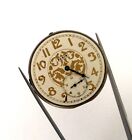 ANTIQUE ELGIN POCKET WATCH MOVEMENT 12S SIZE 345 GRADE 17 JEWELS FOR PARTS WORKS