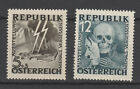 Austria 1946 Blitz and Totenkopf isseu MNH