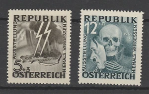 Austria 1946 Blitz and Totenkopf isseu MNH - Picture 1 of 2