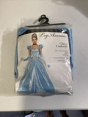 Leg Avenue Clásico Cenicienta Halloween Disfraz Princesa Vestido Adulto Mediano Foto 1 de 3