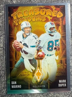 2024 Panini Phoenix Dan Marino, Mark Duper #TT-MIA - READ DESCRIPTION - Image 1 of 2