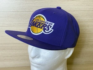 NWT Mitchell & Ness Los Angeles Lakers Snapback Hat - Picture 1 of 7