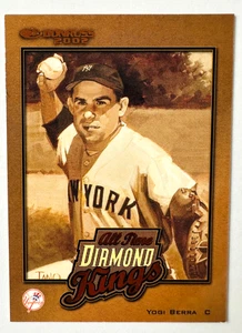 Tarjeta insertada Donruss Yogi Berra All Time Diamond Kings 2002 SP #/2500 ¡Yanquis de Nueva York! - Imagen 1 de 3