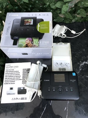 Canon Camera Photo Printer SELPHY CP800 Inkjet Portable Printer. - Immagine 1 di 4