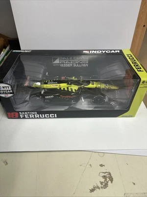 Greenlight 1:18 18# Santino Ferrucci Autographed Rookie Seal master IndyCar - Image 1 of 4