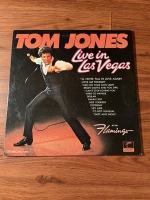 Tom Jones ‎– Live In Las Vegas Vinyl, LP 1969 Parrot ‎– XPAS-71031 - Image 1 of 4