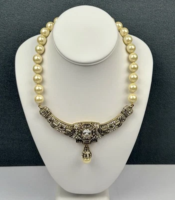 Collar de cristal Heidi Daus "capas lavas" Foto 1 de 4