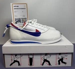 DZ3239-100 CLOT Nike Cortez White and Game Royal BRUCE LEE ED. DEADSTOCK - Picture 1 of 8