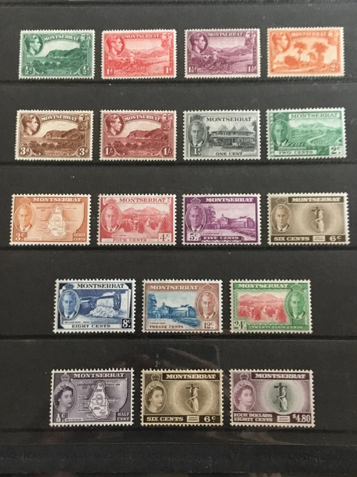 BC MONTSERRAT 1938-1953 M/MINT MIXED COLLECTION STAMPS - Image 1 of 1