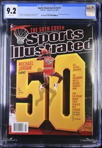 Sports Illustrated Magazine 18 febbraio 2013 CGC 9.2 UPC 50° copertina Michael Jordan - Foto 1 di 2