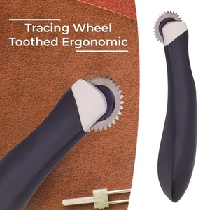 Leather Tracing Wheel Tool – Ergonomic Sewing Pattern Marker for Dressmaking - Picture 1 of 12