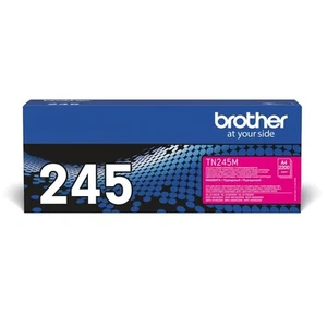 Brother TN-245M Toner Cartridge, Magenta, Single Pack, High Yield, Includes 1 x - Photo 1/10