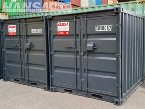 8 Fuß Lagercontainer, Materialcontainer, neu, Farbe RAL7016 Anthrazitgrau - Bild 1 von 14
