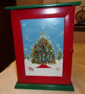 Thomas Pacconi Vintage Wooden Advent Calendar- No ornaments - Picture 1 of 7