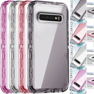 Funda Transparente Transparente Resistente para Samsung Galaxy S10e/S10 Plus/S10 - Imagen 1 de 36