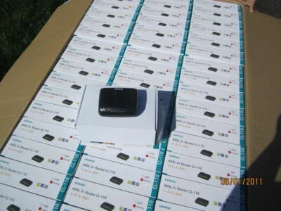 Lot of 9600 pcs NEW Siemens CL-110 ADSL2+ DSL modem with Europe Power supply - Image 1 of 4