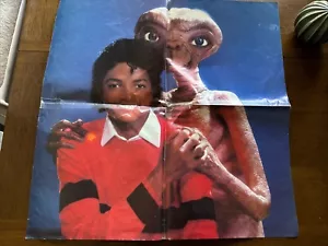 Michael Jackson and E.T. Soundtrack Poster Insert from The Vinyl + Extras - Picture 1 of 10