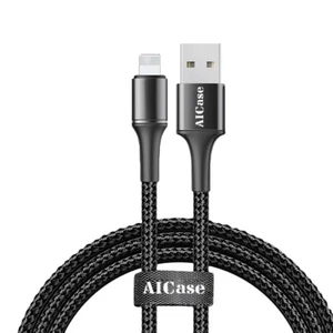 USB A To iPhone Charger Cable LED Fast Charging Cord For iPhone 14 13 12 Pro X 8 - Picture 1 of 27