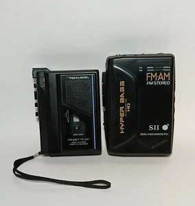 Seiko SII PHX50X Cassette Tape Player WORKING + Realistic Cassette Player PARTS - Picture 1 of 18