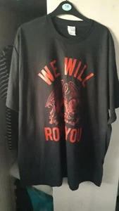 Queen We Will Rock You 2XL t Shirt Black - Picture 1 of 3