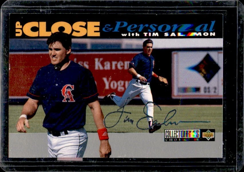 1994 Upper Deck Collector's Choice -Tim Salmon #639 Silver Foil Signature - Image 1 of 1