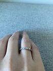 Pandora Simple Sparkling Band Ring In Sterling Silver Size M