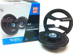 Altavoces para automóvil 6,5 puerta trasera 4 vías (200 W) 4 ohmios 6504-RD (D) - Imagen 1 de 7