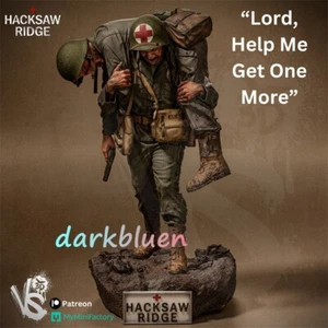 Modellino figura garage 1/10 1/8 1/6Hacksaw Ridge stampa 3D non verniciato non assemblato - Foto 1 di 6