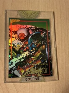 1993 Wizard Kibosh-O-Meter Jim Lee's Stormwatch Gold Sealed Card #4 #005085 - Picture 1 of 2