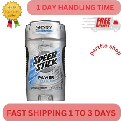 Desodorante antitranspirante Speed Stick Power 3 oz - sin perfume Foto 1 de 4