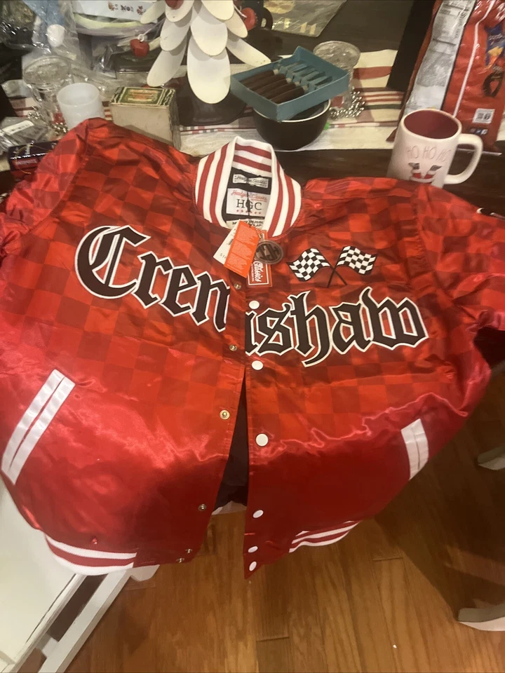 Headgear Classics Nipsey Hussle Boogie Crenshaw Red Satin Jacket Men's 2XL NWT - Image 1 of 4